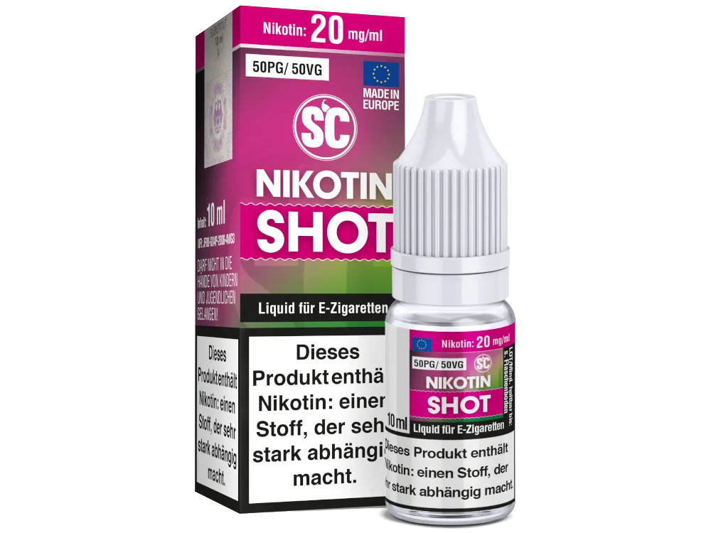 SC - 10ml Nikotin Shot 50PG/50VG