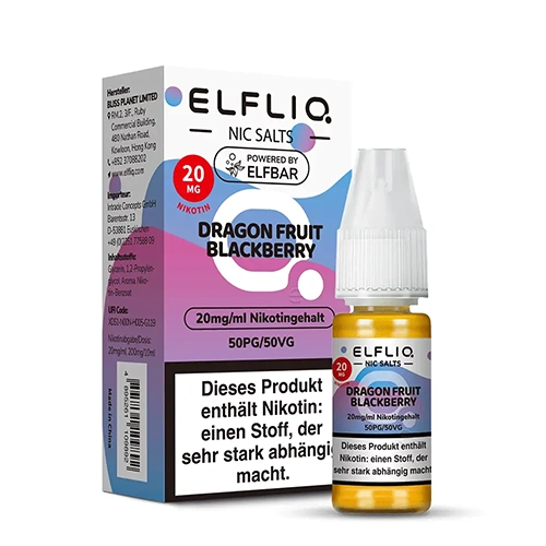 ELFLIQ - Dragon Fruit Blackberry - Nikotinsalz Liquid
