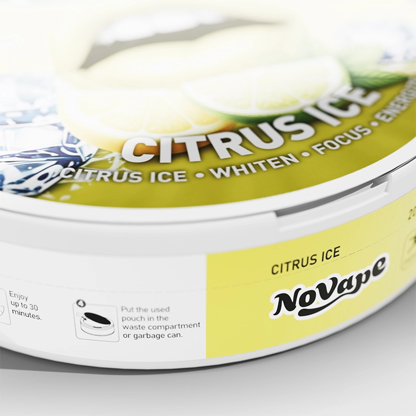 Novape Koffein Pouches  - Citrus Ice - 80mg