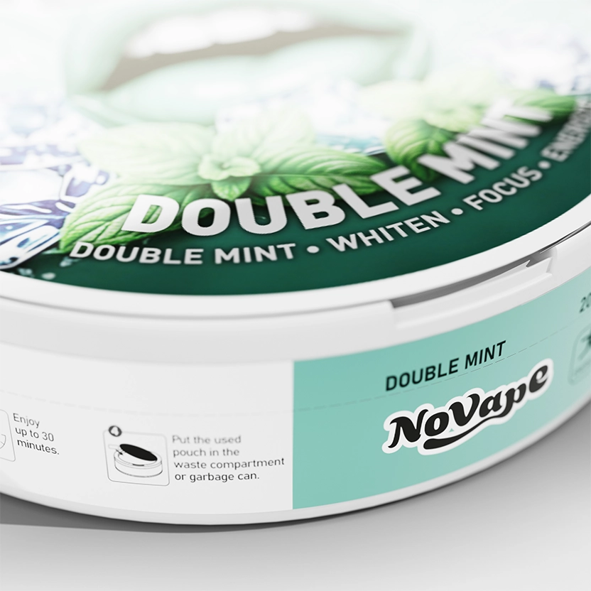 Novape Koffein Pouches - Double Mint - 80mg