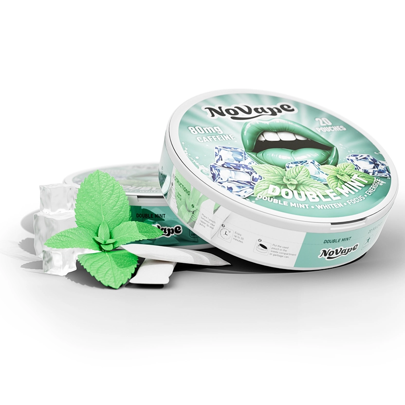 Novape Koffein Pouches - Double Mint - 80mg