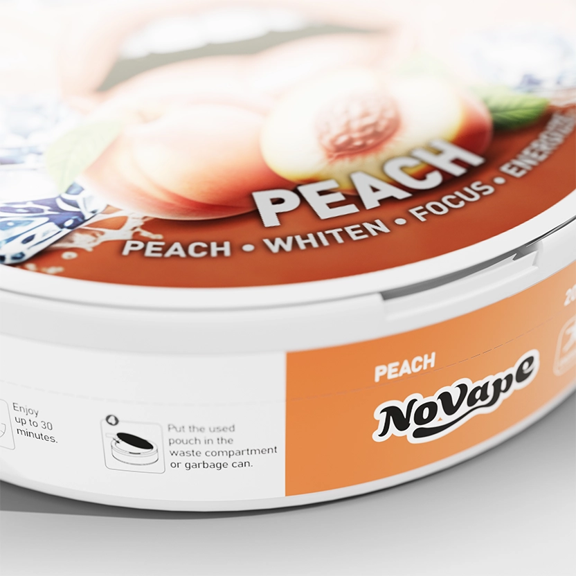 Novape Koffein Pouches - Peach - 80mg Kaufen