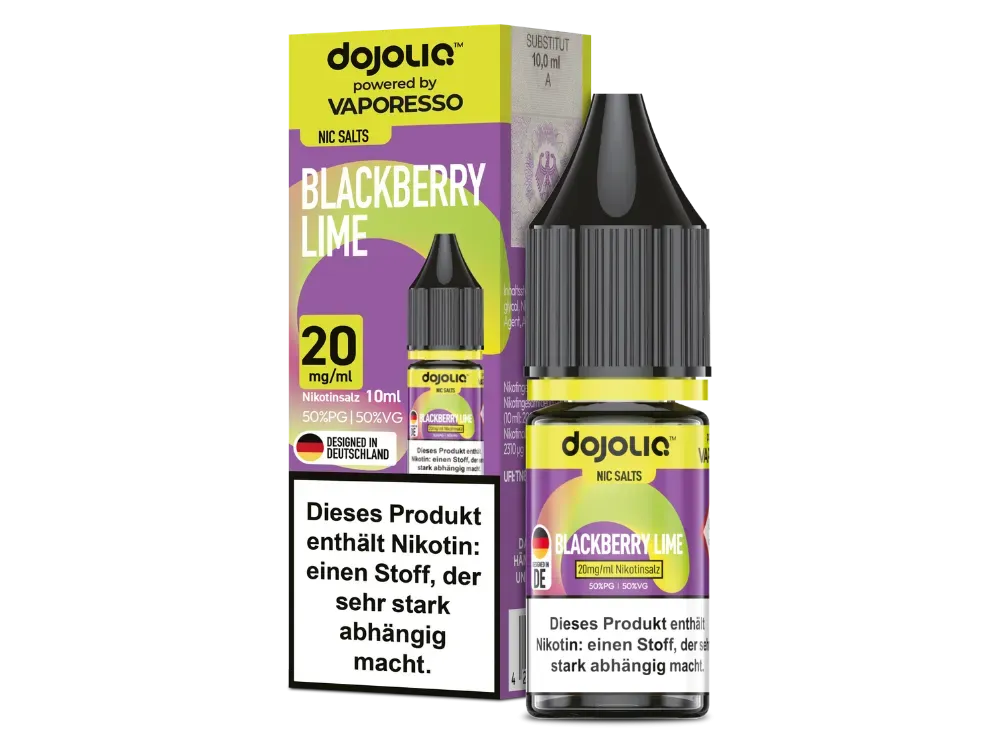 Dojoliq - Nikotinsalz-Liquid - 10ml - Blackberry Lime