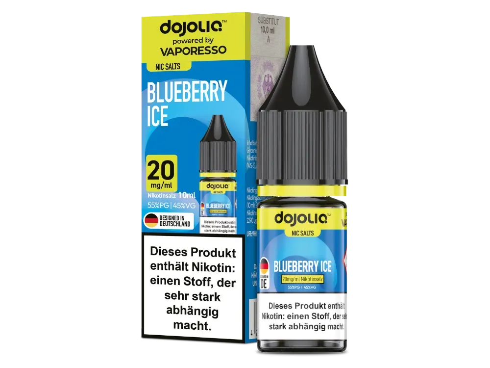 Dojoliq - Nikotinsalz-Liquid - 10ml - Blueberry Ice