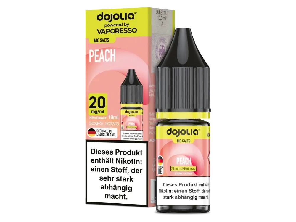 Dojoliq - Nikotinsalz-Liquid - 10ml - Peach