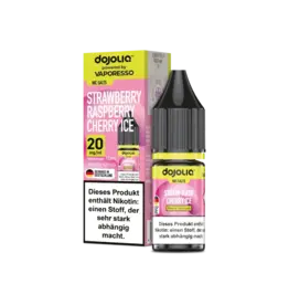 Dojoliq - Nikotinsalz-Liquid - 10ml - Strawberry Raspberry Cherry Ice