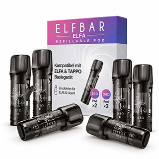 Elfbar ELFA Refill Pods kaufen | 1,1 & 0,8 Ohm Turbo
