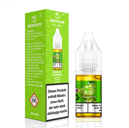 Movkin Nic Salts - Blueberry Bubblegum
