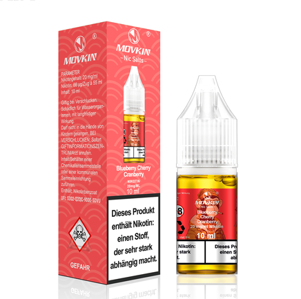 Movkin Nic Salts - Blueberry Cherry Cranberry