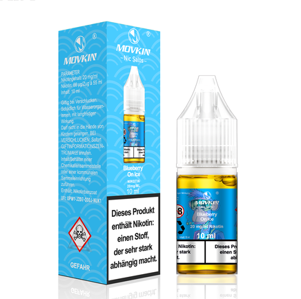 Movkin Nic Salts - Blueberry On Ice