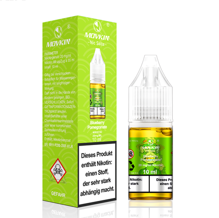 Movkin Nic Salts - Blueberry Pomegranate