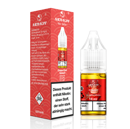 Movkin Nic Salts - Grape Kiwi Splash