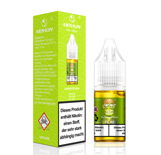 Movkin Nic Salts - Lemon & Lime