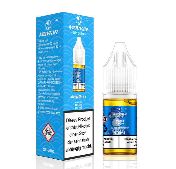 Movkin Nic Salts - Mango On Ice