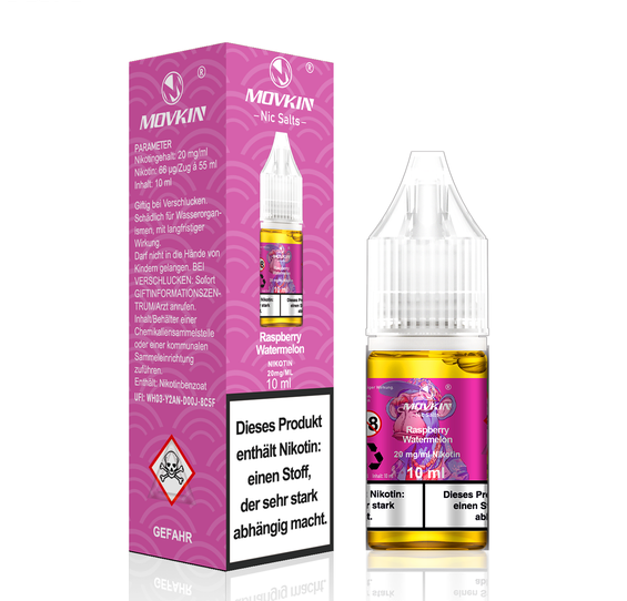 Movkin Nic Salts - Raspberry Watermelon