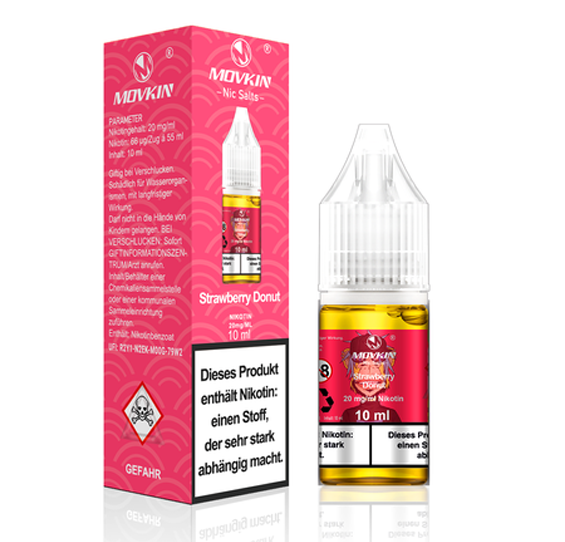 Movkin Nic Salts - Strawberry Donut