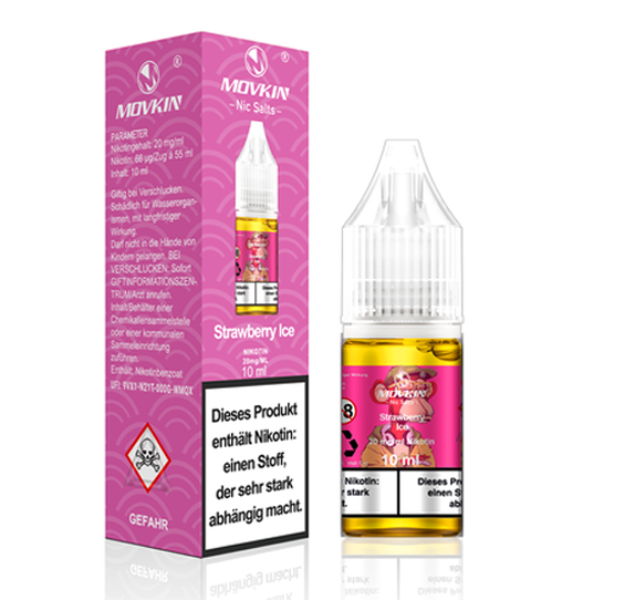 Movkin Nic Salts - Strawberry Ice