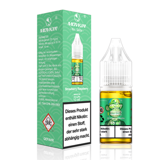 Movkin Nic Salts - Strawberry Raspberry
