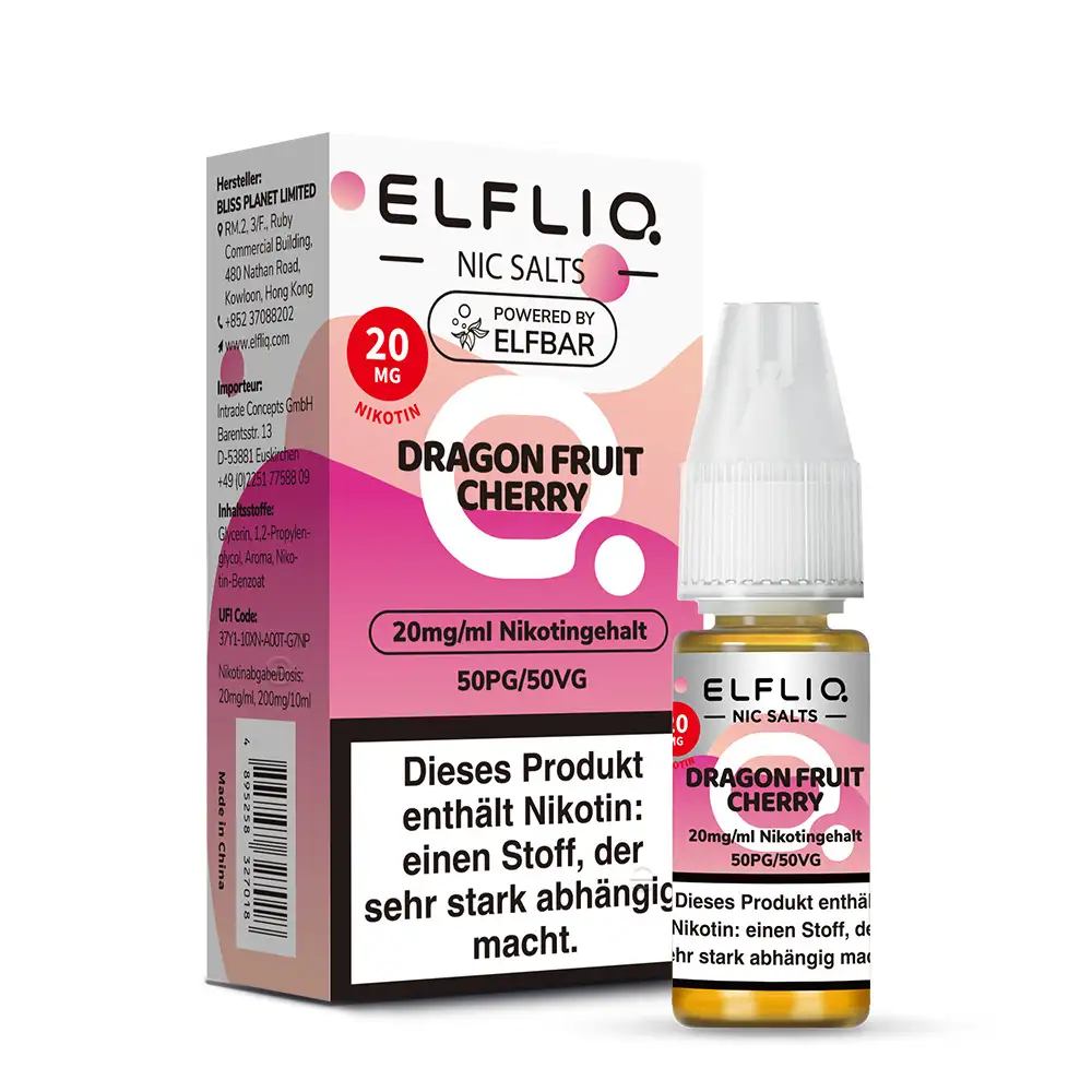 Elfbar ELFLIQ - Dragon Fruit Cherry - Nikotinsalz Liquid