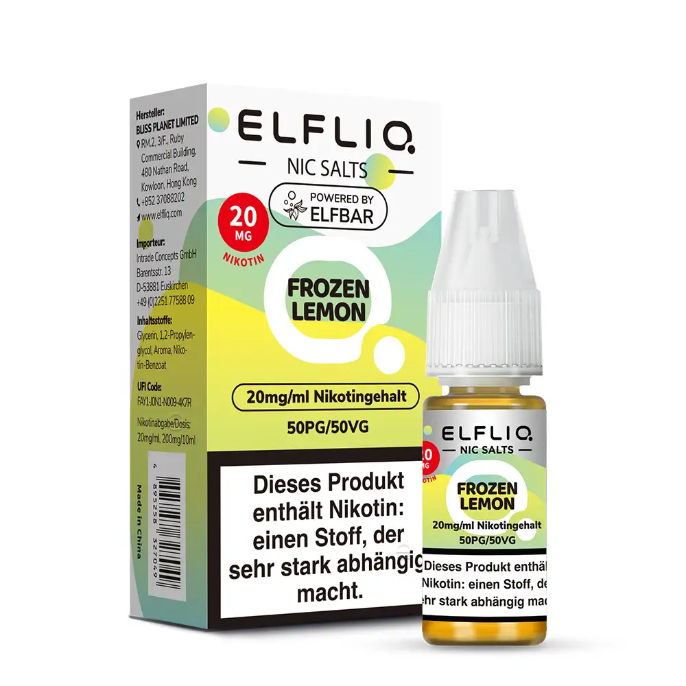Elfbar ELFLIQ - Frozen Lemon - Nikotinsalz Liquid