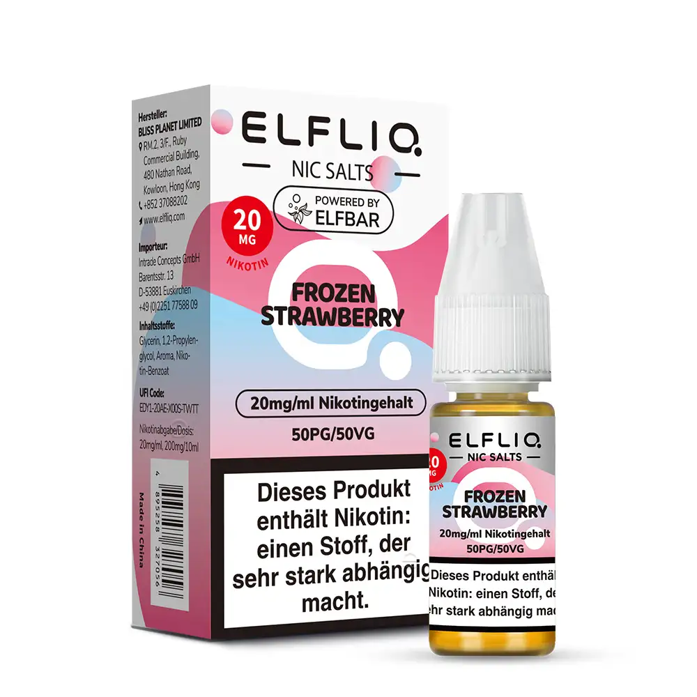 Elfbar ELFLIQ - Frozen Strawberry - Nikotinsalz Liquid