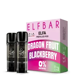 Elfbar Elfa Pods - DRAGON FRUIT BLACKBERRY - Nikotinfrei - 2St