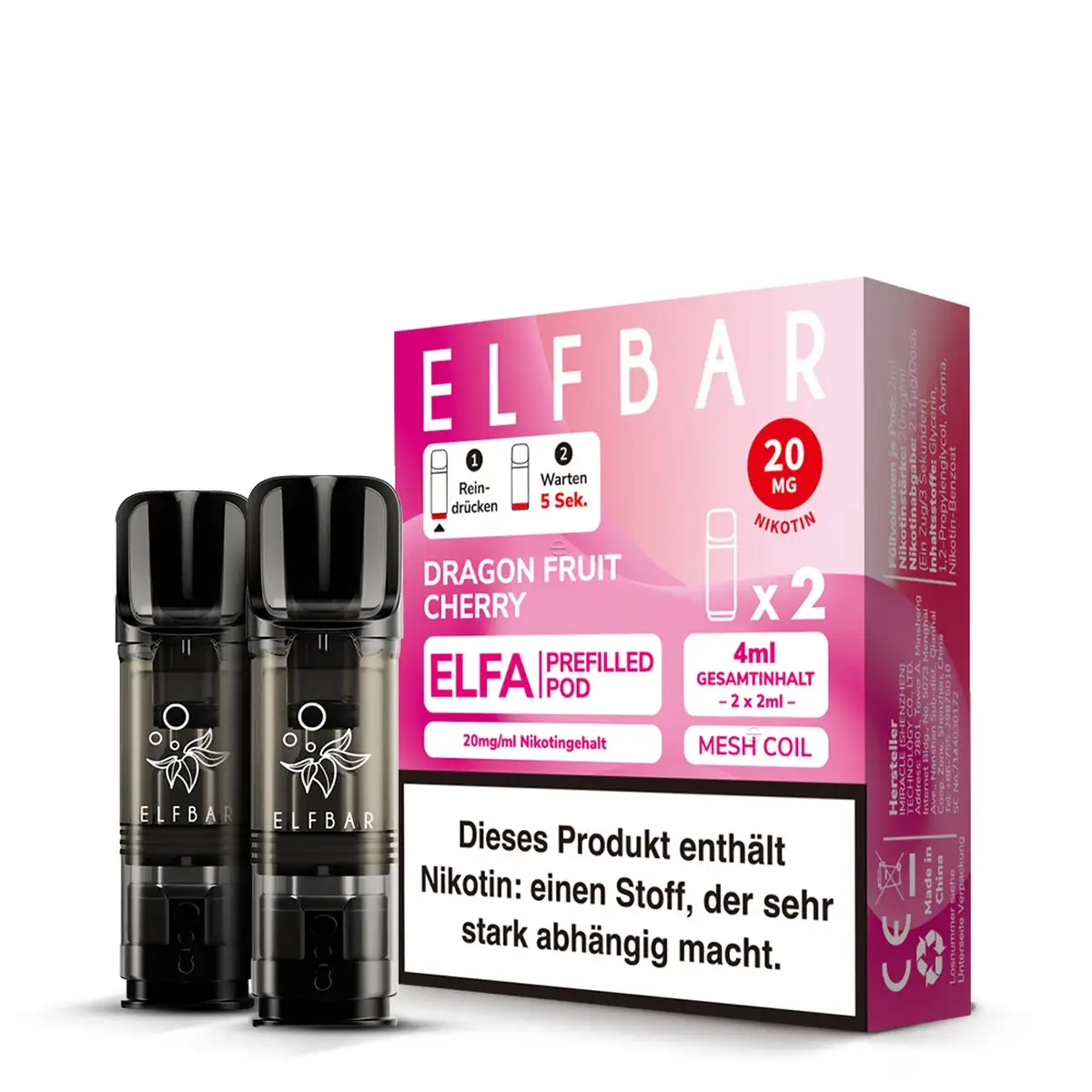 Elfbar Elfa Pods - DRAGON FRUIT CHERRY