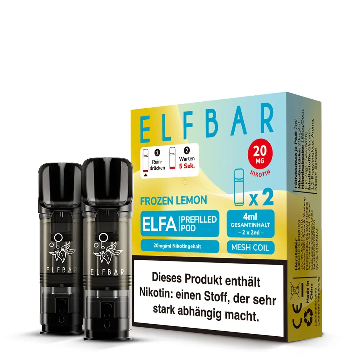 Elfbar Elfa Pods - FROZEN LEMON