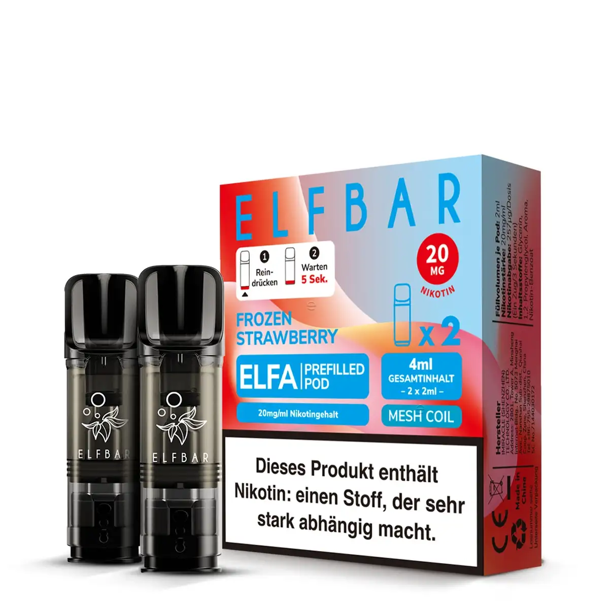 Elfbar Elfa Pods - FROZEN STRAWBERRY