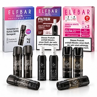 ELFA Pods kaufen – 20 mg, 0 mg & Refill