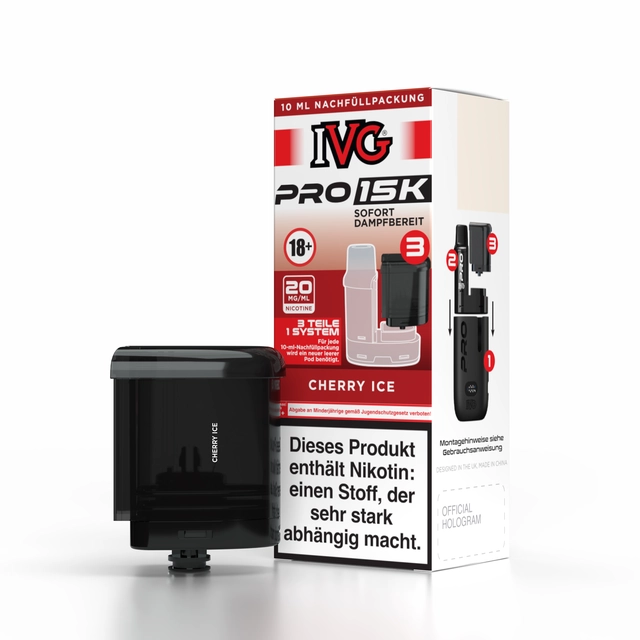 IVG Pro 15k Pod - Cherry Ice -  10ml