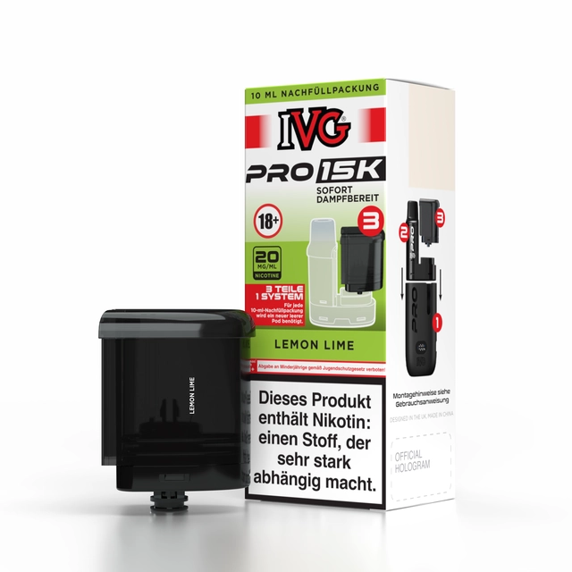 IVG Pro 15k Pod - Lemon Lime - 10ml