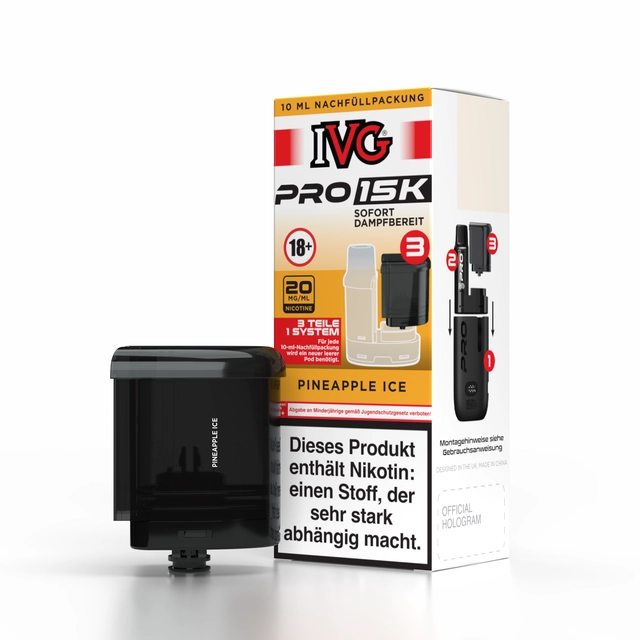 IVG Pro 15k Pod - Pineapple Ice - 10ml
