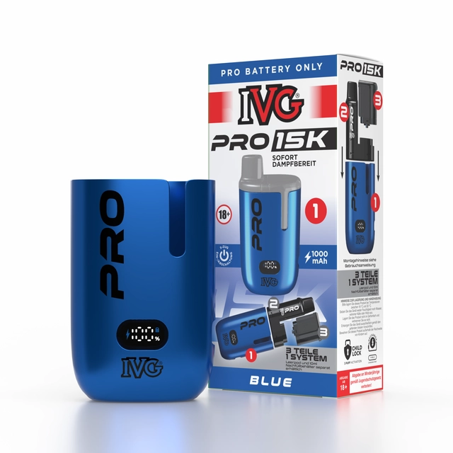 IVG Pro 15K Device – Wiederaufladbares Pod System
