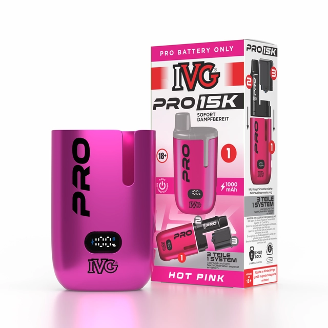 IVG Pro 15K Device – Wiederaufladbares Pod System