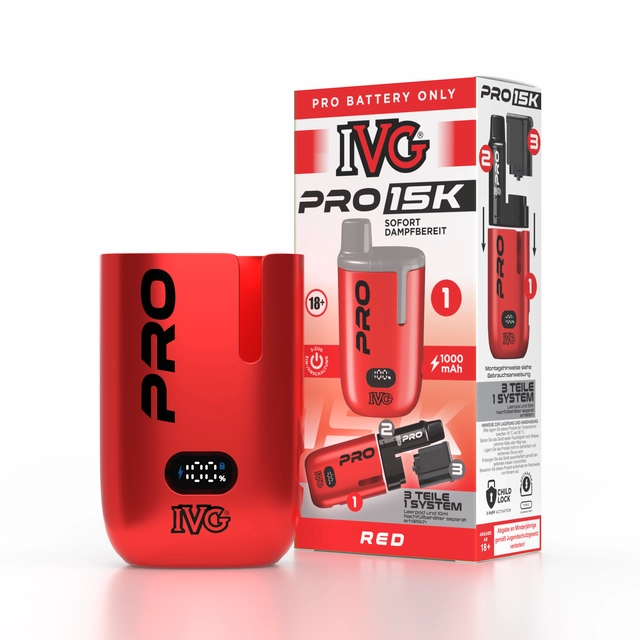 IVG Pro 15K Device – Wiederaufladbares Pod System