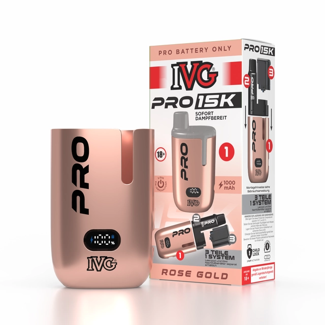 IVG Pro 15K Device – Wiederaufladbares Pod System