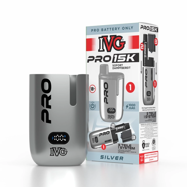 IVG Pro 15K Device – Wiederaufladbares Pod System