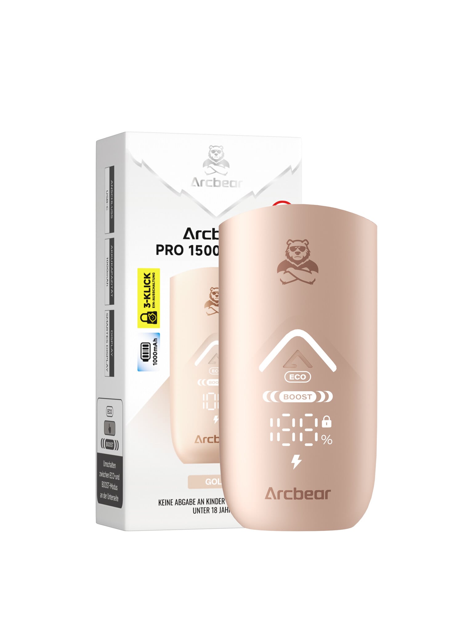 Arcbear Pro 15000 Device – Wiederaufladbares Pod System
