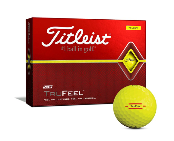 Titleist golfballen geel, nieuwe Trusoft Frank Hoekzema