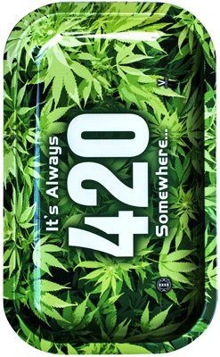 420 Metal Rolling Tray, Large (L27cm/W16cm)