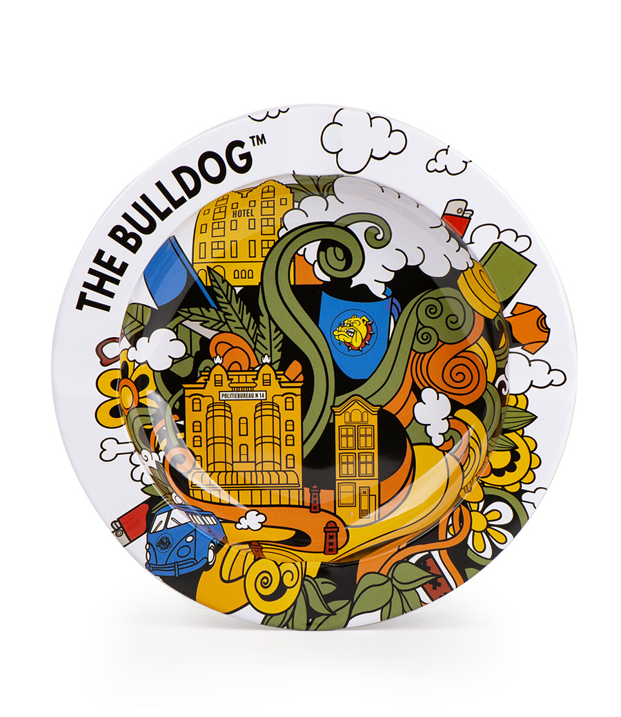 The Bulldog asbak schilderij