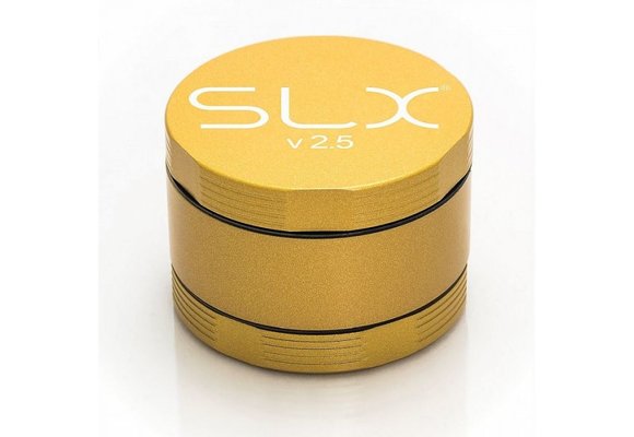 SLX Grinder Aluminium Non Sticky 50 mm - Yellow Gold