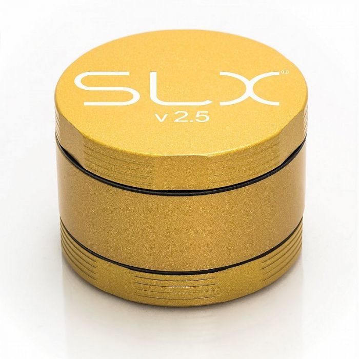 SLX Grinder Aluminium Non Sticky 50 mm - Yellow Gold