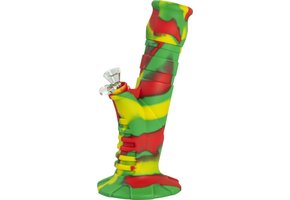 Silicone Bong Beaker 2 Part Rasta 25 cm