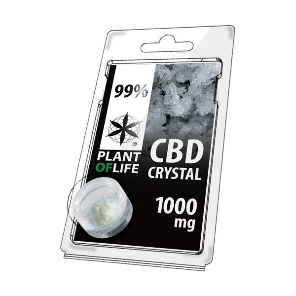 99% CBD Powder-Crystal  Plant Of  Life 1000mg