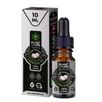 Cannabisolie met MCT Kokosolie 10% 10ML - Bevat 600 mg CBD