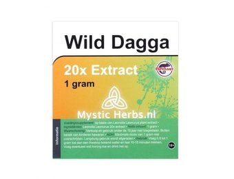 Wild Dagga 20X Extract   1 Gram