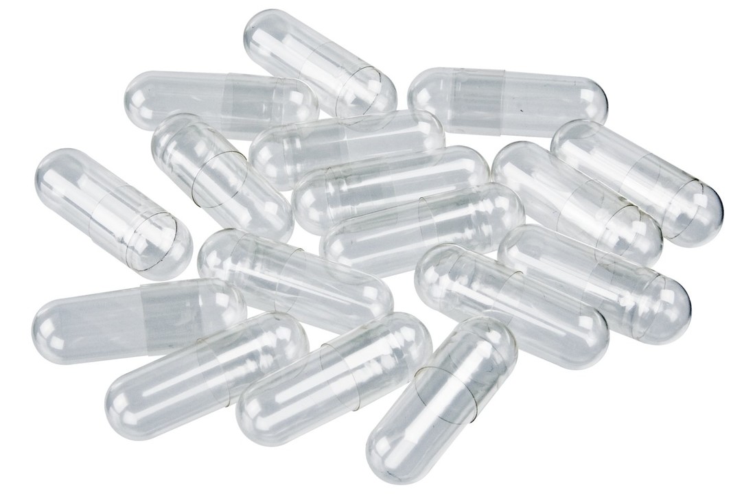 gelatine ''0'' 100x emty capsules