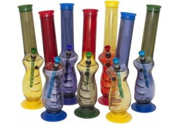 Acrylic Bong 1.5 inch 30,5 cm Colour Parts